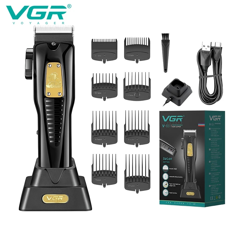 VGR V-651 Digital Display Professional Cordless Trimmer