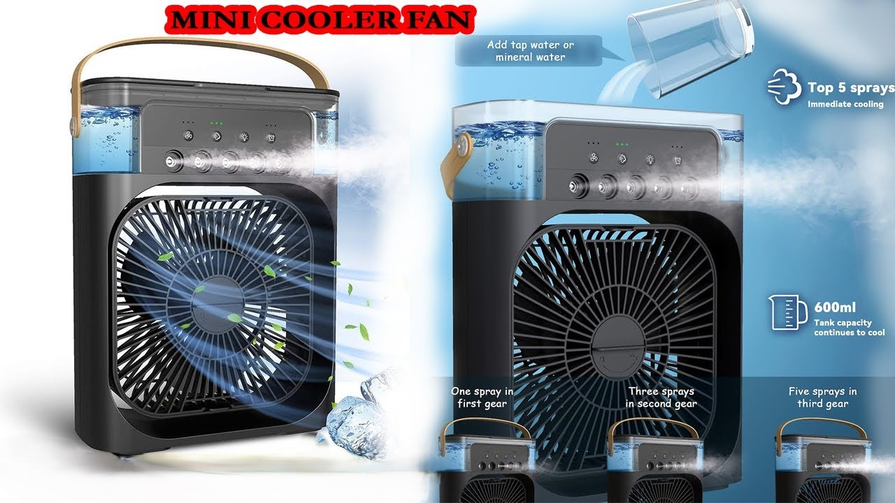 Portable Mini Air Cooler Fans: Lightweight & Efficient Cooling On the Go